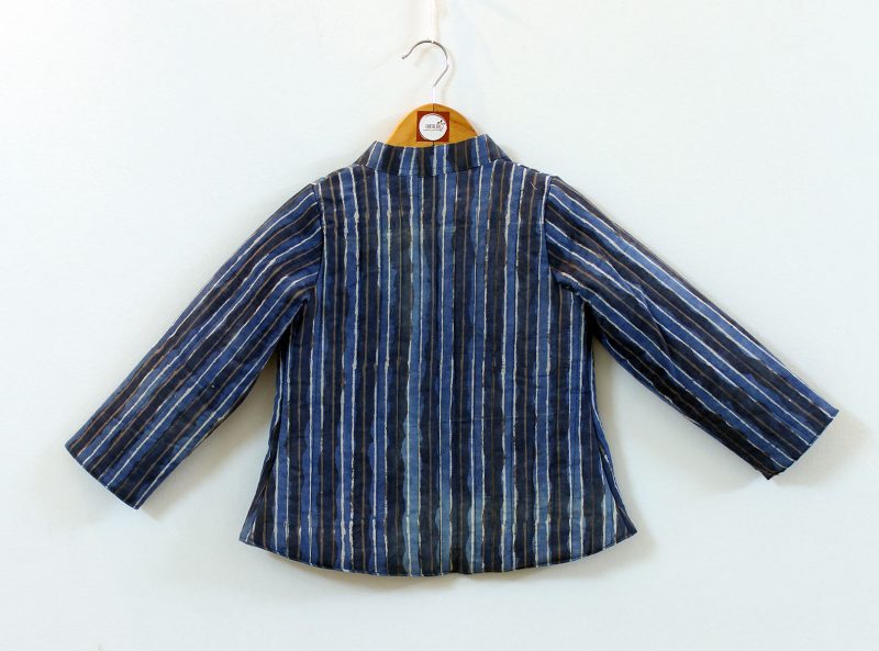 Indigo Kashish Lines Full-sleeve Reversible Jacket - Image 2